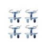 Suspended Ceiling Grid Mounting Clips – 4 Pack for Mounting