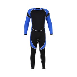 Kids Neoprene Scuba One piece Diving Snorkeling Wet Suit Long Sleeve Surfing Swimwear (10)