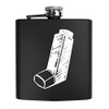 6oz (170ml) 'Medical Inhaler' Pocket Hip Flask (HP00006028)