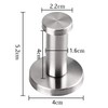 NewZC Wall-Mount Robe and Towel Hooks 3 Packs Bath Robe