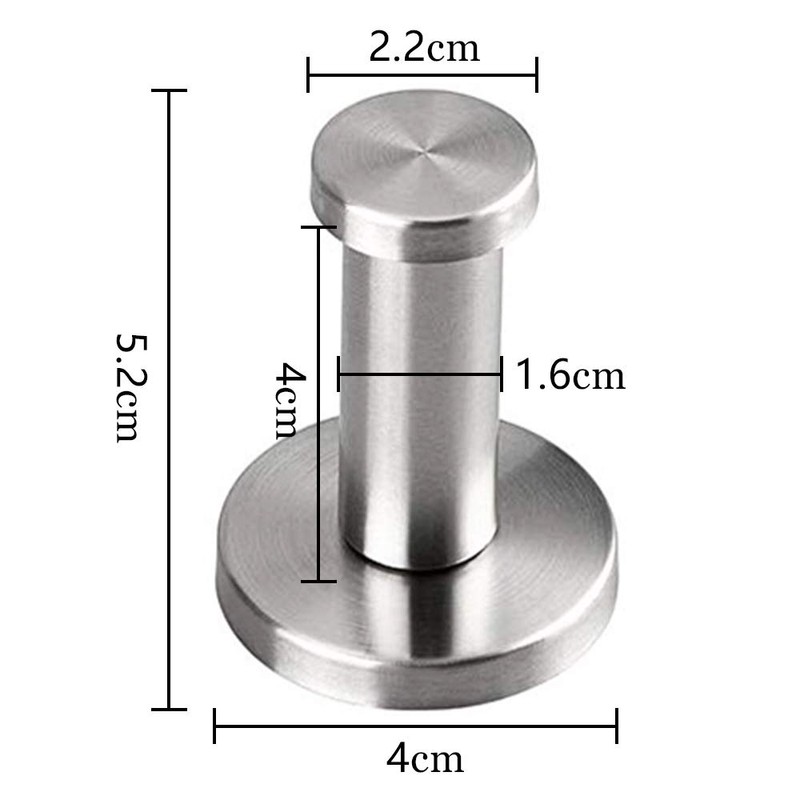 NewZC Wall-Mount Robe and Towel Hooks 3 Packs Bath Robe