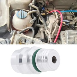 Briny River 2 x M12 x 1.5 Air Conditioning Service Valve Male High Side AC Charging Port Valve with Caps MT0105 800-955