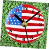COLLBATH Magnetic Suction Clock American Flag Home Decor Fridge Magnets