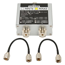 Antenna Combiner,Stable Signal Combines Signals,3 Frequency from 2 Digital HDTV Antennas,3 Frequency Power Passing for Preamplifiers and Boosters, for Transceiver