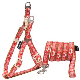 Touchdog ® 'Funny Bone' Tough Stitched Dog Harness and Leash