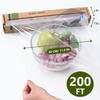 JENCENBIO Cling Wrap Compostable Food Wrap Film with Slide Cutter