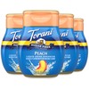 Torani Sugar Free Peach Liquid Drink Enhancer, Water Flavoring 4-Pack,
