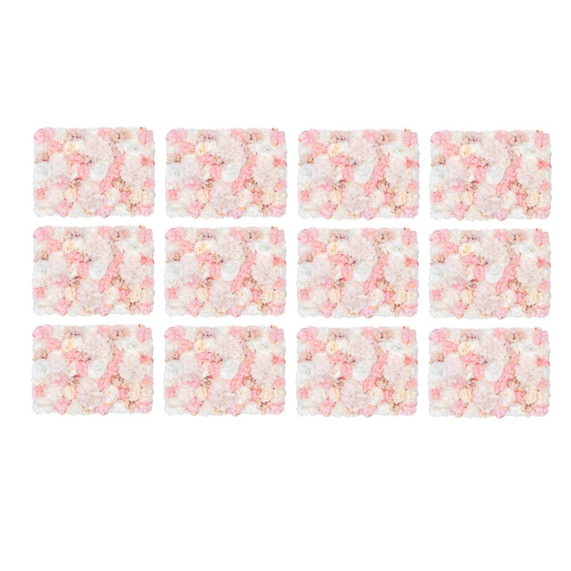 12 Pack Flower Wall Panels 16 x 24 inch 3D
