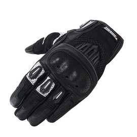 Rough & Road (ROUGH & ROAD) Motorcycle Protection Air Through Gloves Black/White Size: LL RR8425BK/WH4