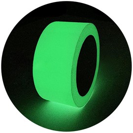 Pursue High Brightness Luminous Tape, Fluorescent Tape, Emergency Preparedness, For Kitchen Hallways, Stairs, Outdoors, Walls, Exit Signs, Width 2.0 inches (5 cm) x Length 16.4 ft (5 m)
