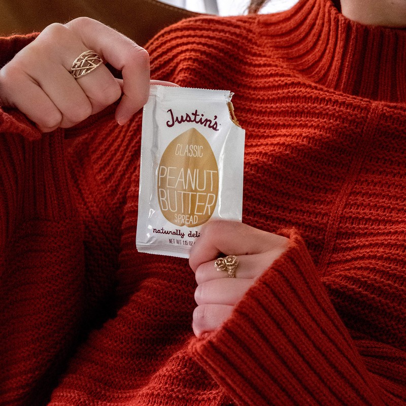 Justin's Classic Peanut Butter Squeeze Packs, Only Two Ingredients, Gluten-free,
