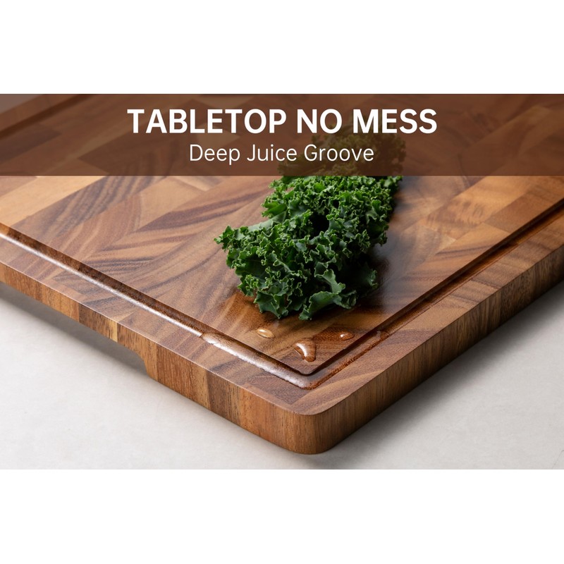 THETCHRY Walnut Cutting Boards for Kitchen, End Grain Wooden Chopping