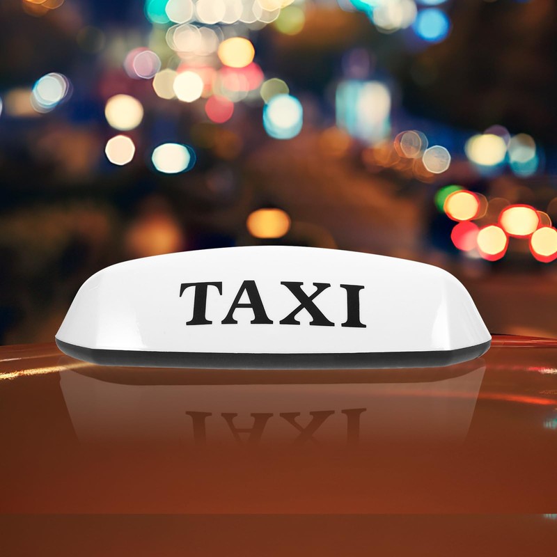 CALLARON Taxi Sign Lamp 12V LED Magnetic Taxi Light Sign