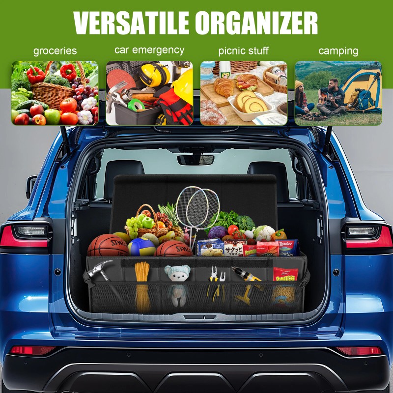 KEEPDSGN Large Car Trunk Organizer SUV Cargo Fold Up Bag