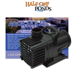 Aqua Pulse 4,000 GPH Submersible Pump for Ponds, Water Gardens, Pondless Waterfalls and Skimmers