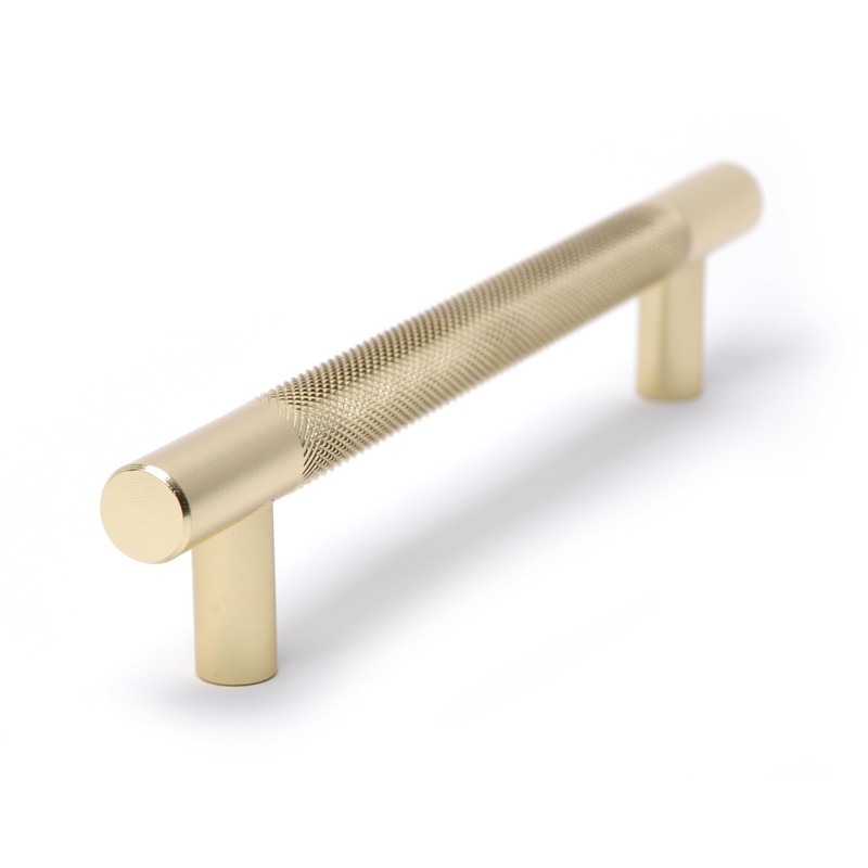 BSM Marketing Knurled T Bar Gold Modern Kitchen Cupboard Cabinet