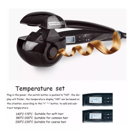 generic,tenaza rizadora,ferro para cabello,rizadora,rizadora automatica,rizador de cabello,ferros profesionales,rizadora cabello,tenaza,tenazas,tenazas rizadoras,rizos magicos,waflera para cabello Herramienta Automática Para Rizar El Cabello Ondulado Lcd