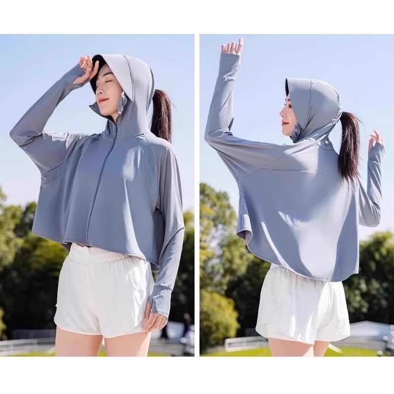 [MiniAya] ラッシュガード レディース uvカット パーカー 日焼け対策 冷感 夏 軽量 薄手