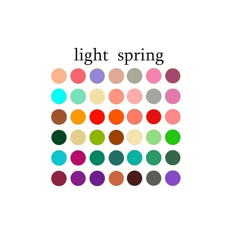 CafePress Color Analysis Card Light Spring Folded Greeting Card Glossy