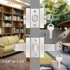 Probrico Square Entrance Lever with Double Cylinder Deadbolt Set Keyed