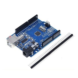 ElectroWorldFR UNO R3 Controller Board ATmega 328P and CH340 Microcontroller Compatible with Arduino