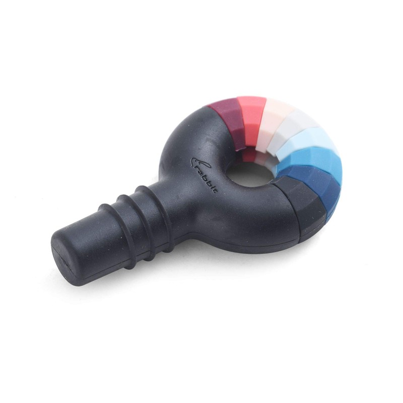 Rabbit Wine Charms Bottle Stopper, Set of 8, Assorted