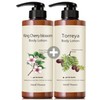 Bonita Garden Hand Cream 6-piece Set 5+1 Derm Moisturizing Cream Moisturizing Gift - 16. King Cherry Body Lotion + Torreya Body Lotion / 보니타 가든 핸드크림 6종세트5+1덤보습크림보습선물 - 16.킹체리 바디로션+토레야 바디로션