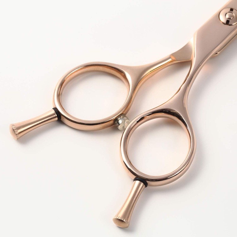 [PF] DEEDS Z-mini Pink Gold Titanium Scissor (4.5 inch) Professional