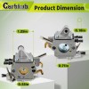 Carbhub C1Q-S258 Carburetor for Stihl MS192 MS192T MS192TC Chainsaw Carb