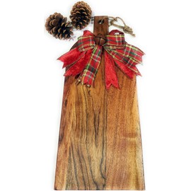 Featherlee - Chopping Serving Charcuterie Cheese Butter and Salsa Serving Tray with Drip Edge