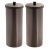 iDesign Freestanding Bathroom Toilet Paper Storage Holder with Lid for