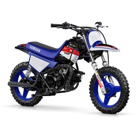 1990-2018 PW 50, Ricochet Black Base kit, Senge Graphics, Compatible with Yamaha