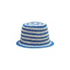 ESPRIT Woven Bucket Hat with Stripes, Bright blue