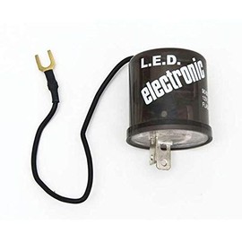 OCTANE LIGHTING 2 Pin Prong Terminal Relay Electronic Flasher 12 Volt Led Turn Signal Light