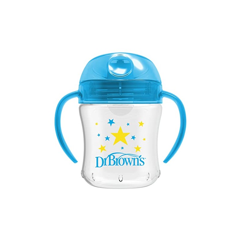 Dr. Brown's Transition - Taza para sorber con boquilla suave,