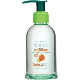 Garnier Fructis Sleek & Shine Sérum antiencrespamiento sin enjuague, 5.1 fl. oz.