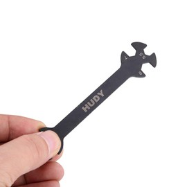 Dilwe Mini Key for M3, M4, M5, M5.5, M7, M8 Nuts, Remote Control Model Toy Tool, Multifunctional Metal Key for RC Car