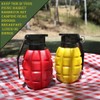 Caliber Gourmet Condiment Dispenser Set. Grenade Shape for BBQ Grill,