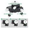 Tyenaza Laser Level Adapter, 360 Degree Metal Swivel Base, Tripod
