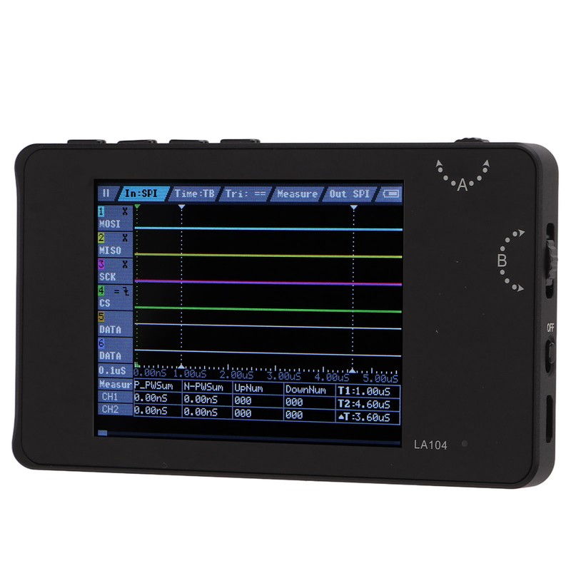 Portable Logic Analyzer 4 Channel Programmable Handheld Logic Analyzer Device