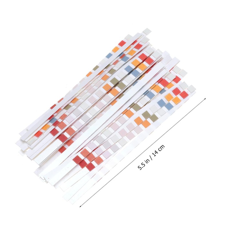 Sosoport 50pcs Pool Test Strips for Ph Hardness Alkalinity and