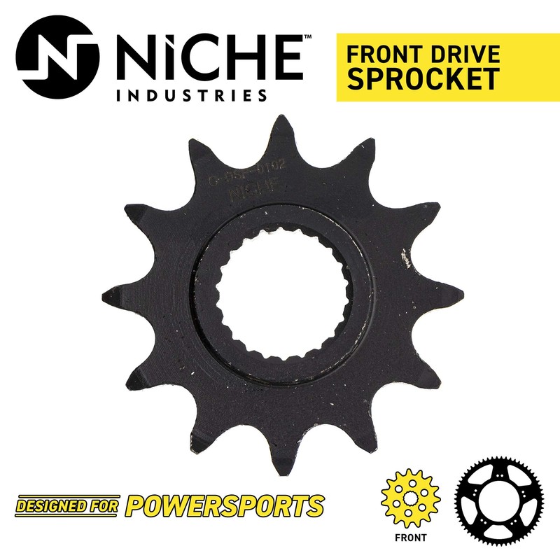NICHE Drive Sprocket Chain Combo for Polaris Scrambler 500 4X4