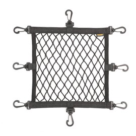 Rhinowalk Touring Net for Motorcycles, Cargo Net with 8 Hooks, Helmet Holder, Cargo Secure, Stretchable, Heavy Duty Elastic Cord, Prevents Loads from Falling, Bike Net