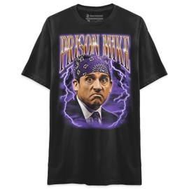 Prison Mike Retro Vintage Bootleg Unisex Classic T-Shirt (Black, X-Large)