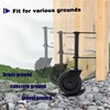 Real Fancy 4.3" Heavy Duty Gate Wheel - Spring Loaded