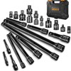 BOEN 8 Piece Impact Socket Adapter and Reducer Set, 1/4"