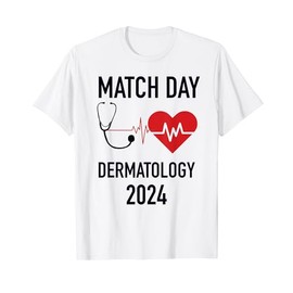 Match Day 2024 Dermatology Resident Residency Men Women T-Shirt