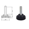 Bulldog Castors Adjustable Levelling Feet - Set of 4 -