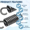 Metal Dual Hook Tension Spring,Strong Tension Spring,Wire Diameter 2.5mm, Outer