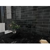 COLAMO Luxury 22PCS Black Peel and Stick Backsplash Tiles, Self